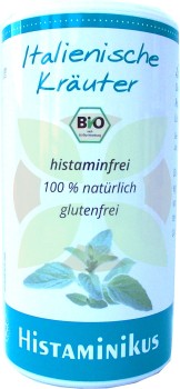 Unverträglichkeitsladen Histaminikus histaminfreie Kräutermischung italienische Kräuter Bio