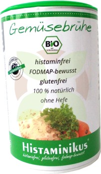 Unverträglichkeitsladen Histaminikus histaminfreie Gemüsebrühe Bio