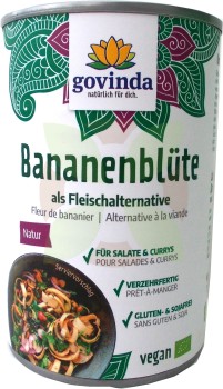 Govinda Fleischalternative Bananenblüte vegan (MHD: 15.08.22)  -BIo-