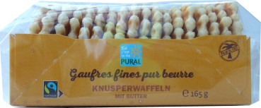 Pural französische Knusperwaffeln mit Butter (MHD: 15.5.22)  -Bio-