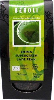 Unverträglichkeitsladen Beron grüner Tee China Supergreen Jade Peak Bio