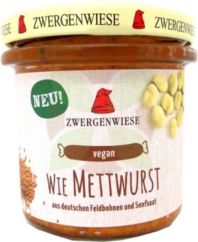 Unverträglichkeitsladen Zwergenwiese veganer brotaufstrich wie Mettwurst bio