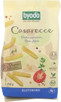 Unverträglichkeitsladen Byodo glutenfreie Casarecce Reis-Meis Bio