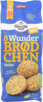 Unverträglichkeitsladen Bauck Backmischung Wunderbrötchen Hafer glutenfrei vegan demeter