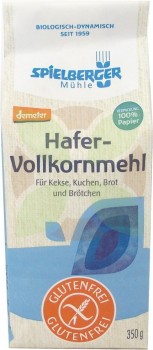 Unverträglichkeitsladen Spielberger Mühle glutenfreies Vollkorn-Hafermehl Demeter