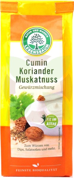 Unverträglichkeitsladen Lebensbaum Gewürzmischung Cumin-Koriander-Muskatnuss Bio