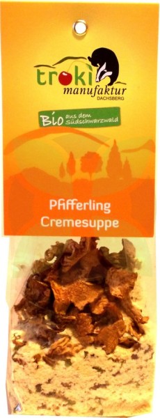 Unverträglichkeitsladen Troki Manufaktur Pfifferling Cremesuppe mit Kartoffeln Bio