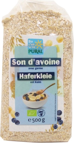 Unverträglichkeitsladen Pural Haferkleie mit Keim Bio