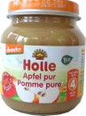 Holle Demeter Fruchtbrei Apfel pur ungesüßt  -Bio-